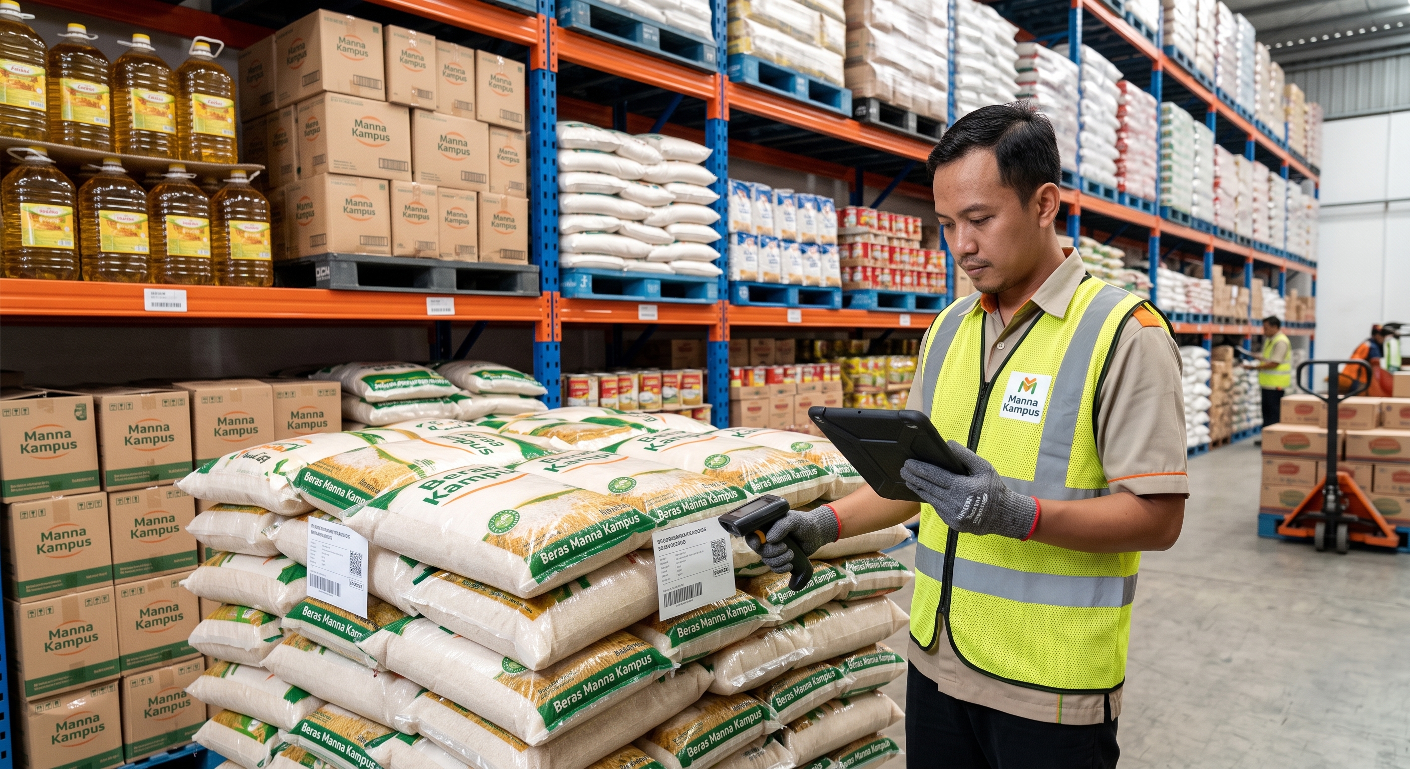 Manna Kampus Pastikan Stok Bahan Pokok Aman Menjelang Akhir Tahun