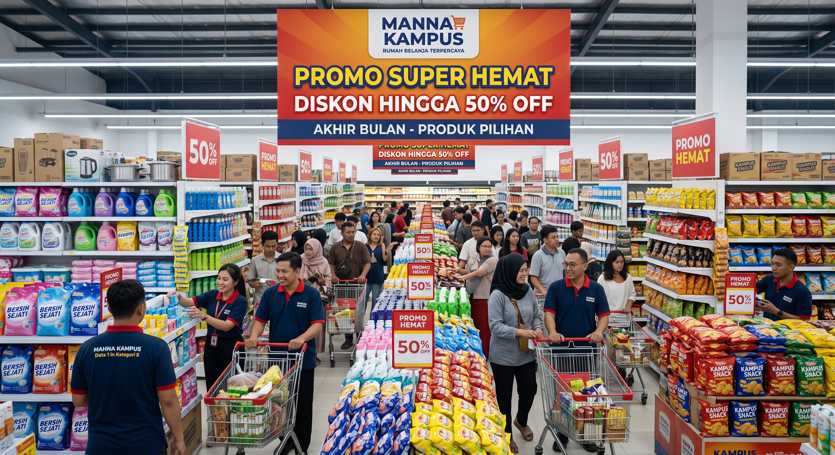  Promo Super Hemat: Diskon Akhir Bulan Hingga 50% untuk Produk Pilihan