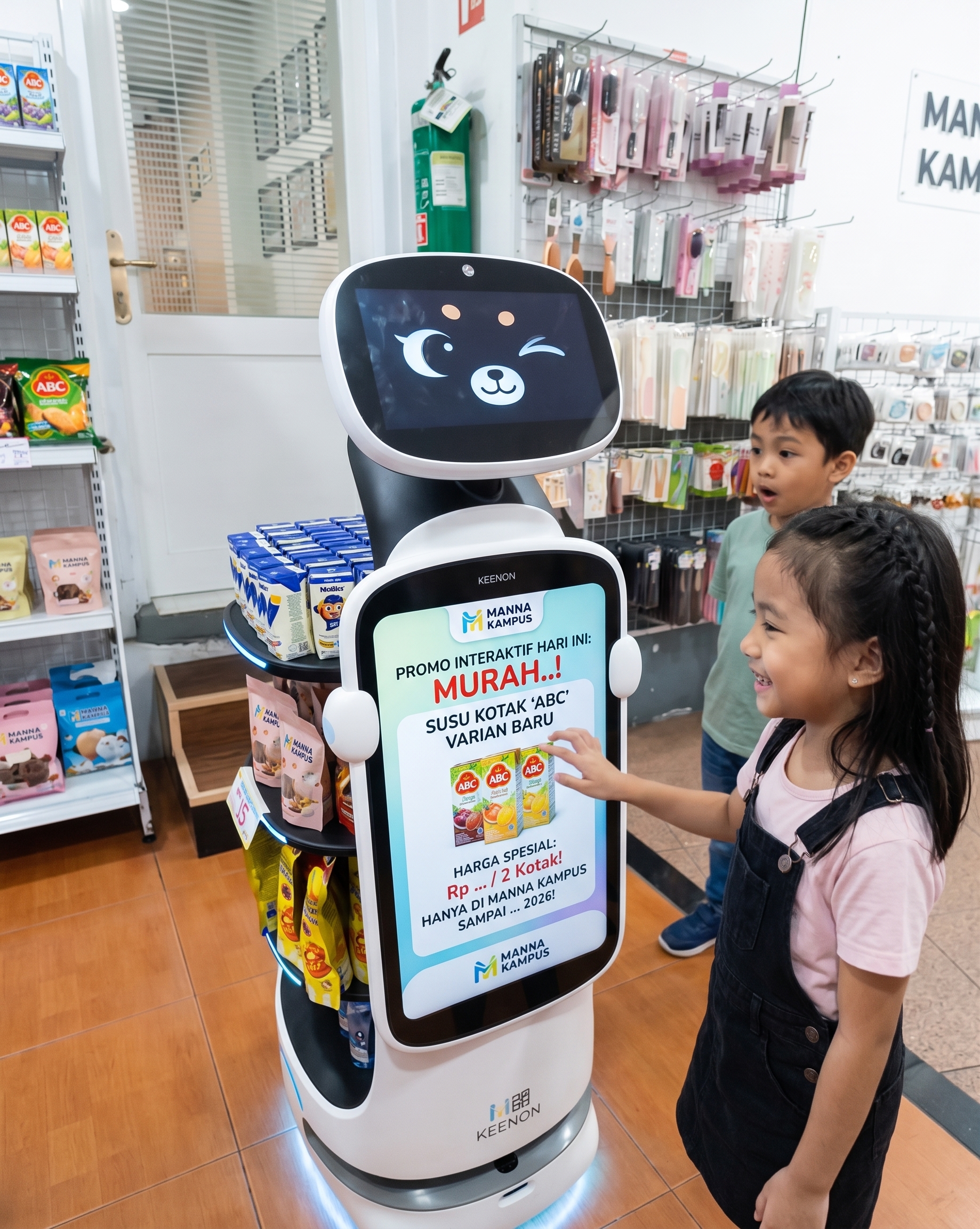 Inovasi Masa Depan: Manna Kampus Hadirkan Robot Asisten Pintar untuk Pelanggan
