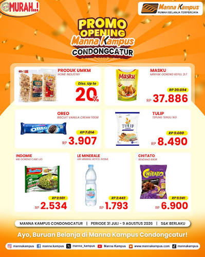 Flyer Promo Manna Kampus