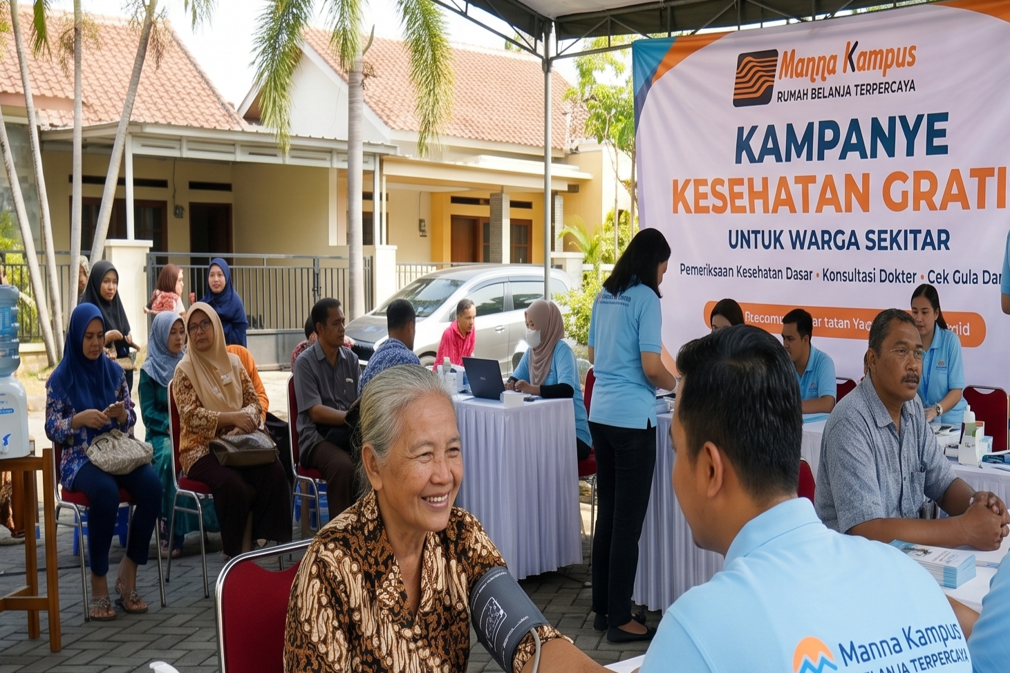 Kampanye Kesehatan Gratis bagi Warga Sekitar